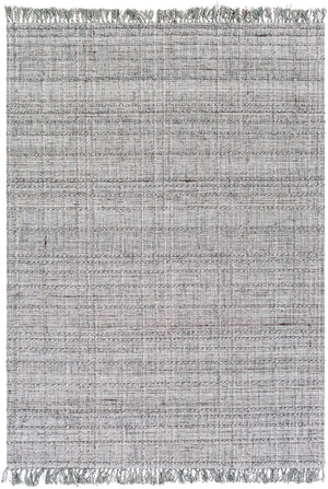 Yorkville YRK-2302 Modern Viscose, Wool, Polyester Rug YRK2302-81012 Dark Green, Ivory, Dark Brown, White, Seafoam 65% Viscose, 25% Wool, 10% Polyester 8'10" x 12'