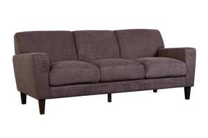 Porter Designs Evan Soft Textured Microfiber Contemporary Sofa Brown 01-195-01-8130