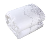 Grace White Queen - 12 Piece Comforter Set