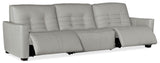 Reaux Power Recline Sofa with 3 Power Recliners