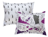 Liberty Purple Full 9pc Comforter Set