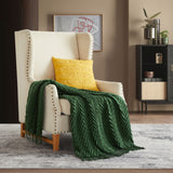 Foremost Green Throw Blanket