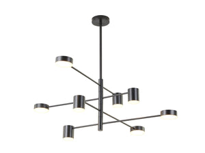 Bethel Black LED Chandelier in Metal