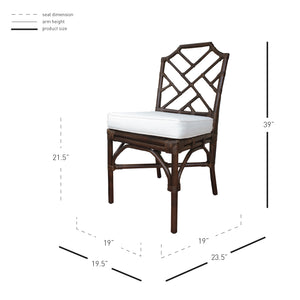 Kara Rattan Chair - Set of 2 Paloma Brown