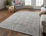 Thackery Ornamental Power Loomed Rug – Elegant High-Low Texture, Pet Friendly & Easy Care Design