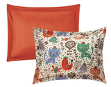 Flopsy Orange Twin 6pc Comforter Set