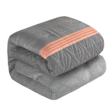 Macie Grey King 6pc Comforter Set