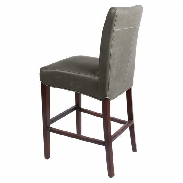 Milton Counter Stool - Elegant Bonded Leather Design with Sturdy Birch Frame and Contemporary Style