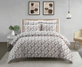 Chrisley Taupe Queen 7pc Duvet Set