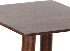 Porter Designs Portola Solid Acacia Wood Transitional End Table Brown 09-108-07-1111