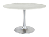 EE2896 Marble, MDF, Iron, Aluminum Modern Commercial Grade Dining Table