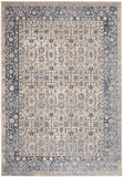 Nourison kathy ireland Home Malta MAI04 Vintage Machine Made Power-loomed Indoor only Area Rug Ivory/Blue 7'10" x 10'10" 99446365750