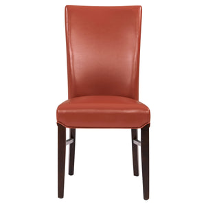 Milton Bonded Leather Dining Chair Set of 2 - Stylish Parsons Accent Chairs for Modern Interiors