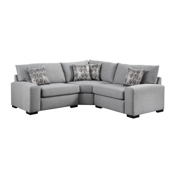 Porter Designs Clayton Modern Modern Sectional Gray 01-33C-12-5346-KIT