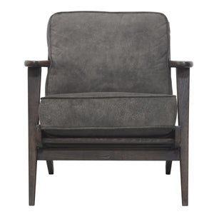 Albert Accent Chair - Contemporary Plush Seating with Solid Oak Frame for Modern Living Spaces