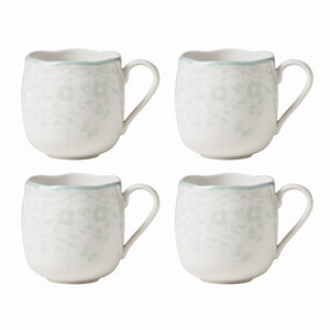 Butterfly Meadow Cottage 4-Piece Mugs - Set of 4