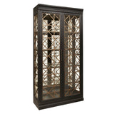 Pulaski Furniture 4 Shelf Display Cabinet with Decorative Glass Doors P301529-PULASKI P301529-PULASKI