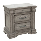 Pulaski Furniture Madison Ridge 3 Drawer Nightstand in Heritage Taupe P091140-PULASKI P091140-PULASKI