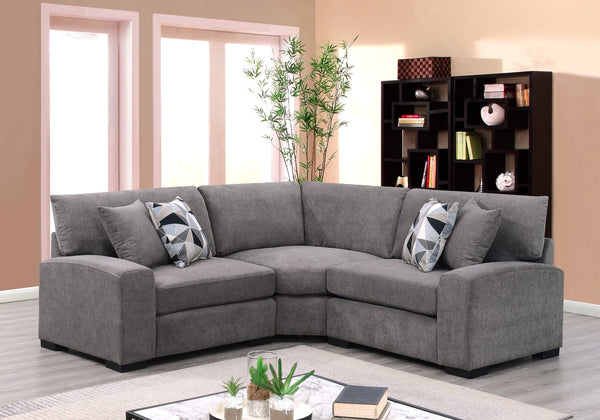 Porter Designs Clayton Modern Modern Sectional Gray 01-33C-34-5350-KIT