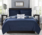 Millennia Blue King 8pc Comforter Set
