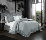 Kensley Grey King 5pc Comforter Set