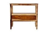 Porter Designs Sheesham Accents Solid Wood Natural Console Table Natural 05-116-10-PDU108