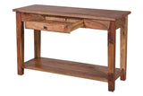 Porter Designs Taos Solid Sheesham Wood Natural Console Table Brown 05-196-10-9012H