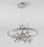 Bethel Chrome LED Chandelier in Stainless Steel & Aluminum