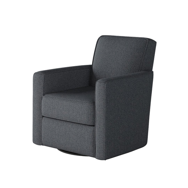 Fusion 402G-C Transitional Swivel Glider Chair 402G-C Truth or Dare Navy Swivel Glider