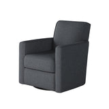 Fusion 402G-C Transitional Swivel Glider Chair 402G-C Truth or Dare Navy Swivel Glider