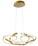 Bethel Gold LED Chandelier in Aluminum