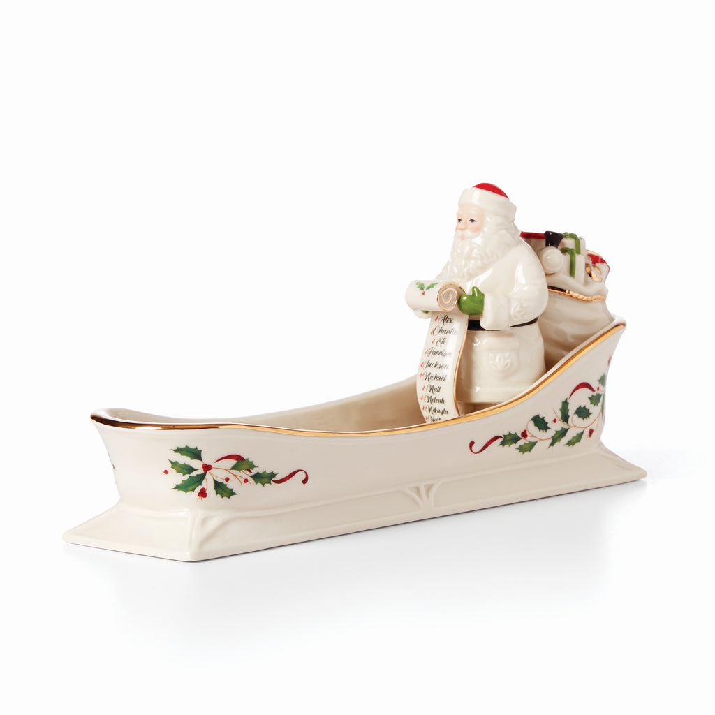 Lenox Holiday Santa Sleigh Cracker Tray 894187