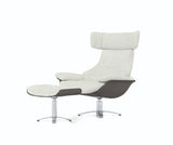 VIG Furniture Modrest - Zahara Modern Beige Lounge Chair & Ottoman VGKK-A985-BGE-SET