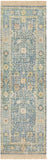 Zainab ZAI-2309 Traditional Cotton, Polyester Rug ZAI2309-268 Navy, Lime, Aqua, Sky Blue, Burnt Orange, Bright Orange, White 70% Cotton, 30% Polyester 2'6" x 8'