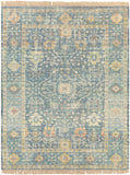 Zainab ZAI-2309 Traditional Cotton, Polyester Rug ZAI2309-810 Navy, Lime, Aqua, Sky Blue, Burnt Orange, Bright Orange, White 70% Cotton, 30% Polyester 8' x 10'