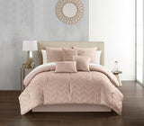 Meredith Rose Queen 6pc Comforter Set