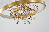 Bethel Sand Gold LED Chandelier in Stainless Steel & Aluminum