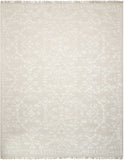 Nourison Elan ELN02 Vintage Handmade Knotted Indoor only Area Rug Light Grey 8'6" x 11'6" 99446377746