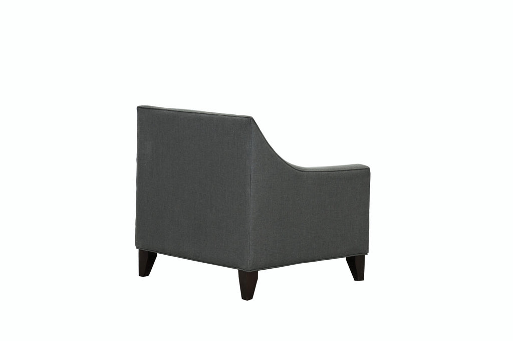 Aberdeen Grey Linen Club Chair