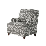 Fusion 01-02-C Transitional Accent Chair 01-02-C Doggie Graphite Accent Chair