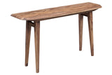 Fusion Solid Sheesham Wood Modern Console Table