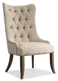 Rhapsody Traditional-Formal Tufted Dining Chair In Hardwood Solids, Fabric - Set of 2