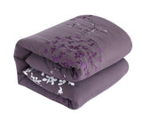 Cheila Plum Queen 12-Piece Comforter Set