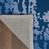 Nourison Symmetry SMM02 Artistic Handmade Tufted Indoor Area Rug Navy Blue 8'6" x 11'6" 99446495181