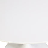 Allie 39" Round Table - Mid-Century Modern Elegance with Easy Assembly, Perfect for Any Decor Style