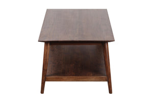 Porter Designs Portola Solid Acacia Wood Transitional Coffee Table Brown 05-108-02-5021