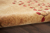 Nourison Somerset ST74 Rustic Machine Made Power-loomed Indoor Area Rug Latte 7'9" x ROUND 99446331670