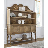 Pulaski Furniture Weston Hills Sideboard and Hutch P293-DR-K5-PULASKI P293-DR-K5-PULASKI