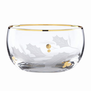 Lenox Holiday™ Gold Glass Nut Bowl 886858