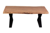 Porter Designs Manzanita Live Edge Solid Acacia Wood Natural Coffee Table Natural 05-196-02-4610X-KIT